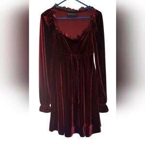 Killstar imperia velvet dress size XS